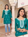 Parul By Aanchi Rayon Embroidery Short Kurtis Wholesale Price In Surat